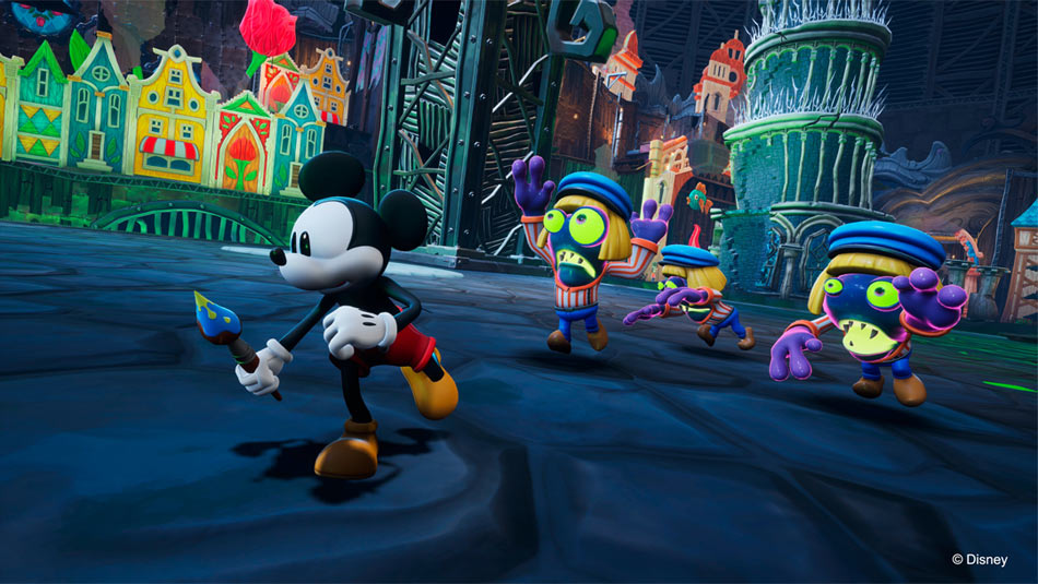 Disney Epic Mickey Rebrushed PS5 UK/FR Usato2 Disney Epic Mickey Rebrushed PS5 UK/FR Usato2